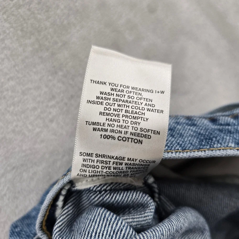 NWT Imogene + Willie Womens 28 Edie Mayfield Jeans Blue High Rise Straight Leg